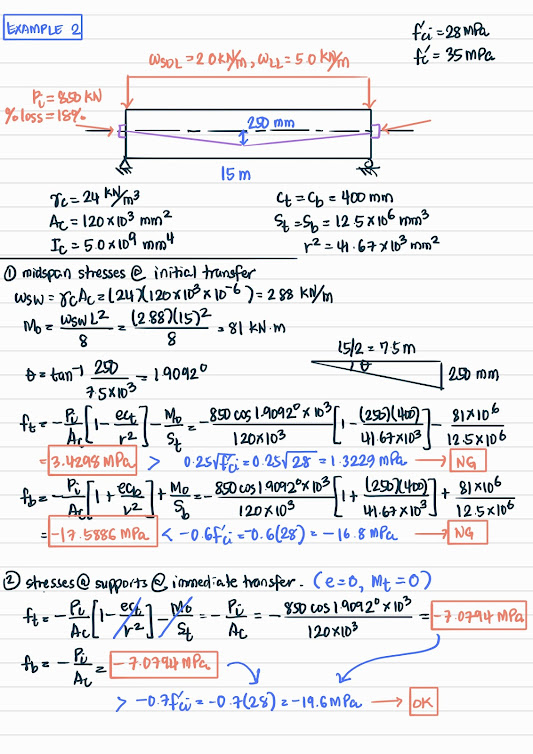 Handwritten solution page 1