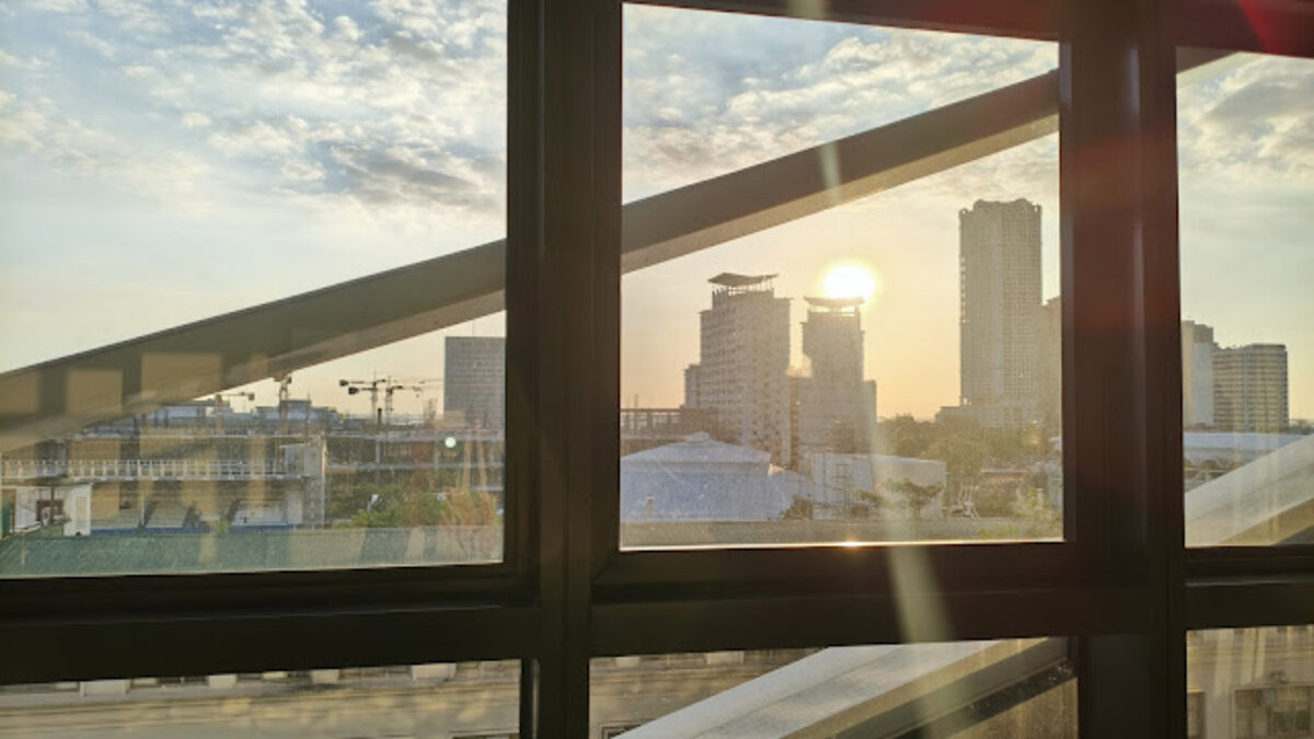 DLSU sunset from 5/F
